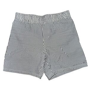 Columbia Sportswear PFG Boys Swimming Trunk | White & Charcoal Gray Stripe